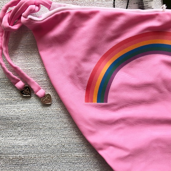 Wildfox rainbow shell baby side tie bikini bottoms - Picture 6 of 8